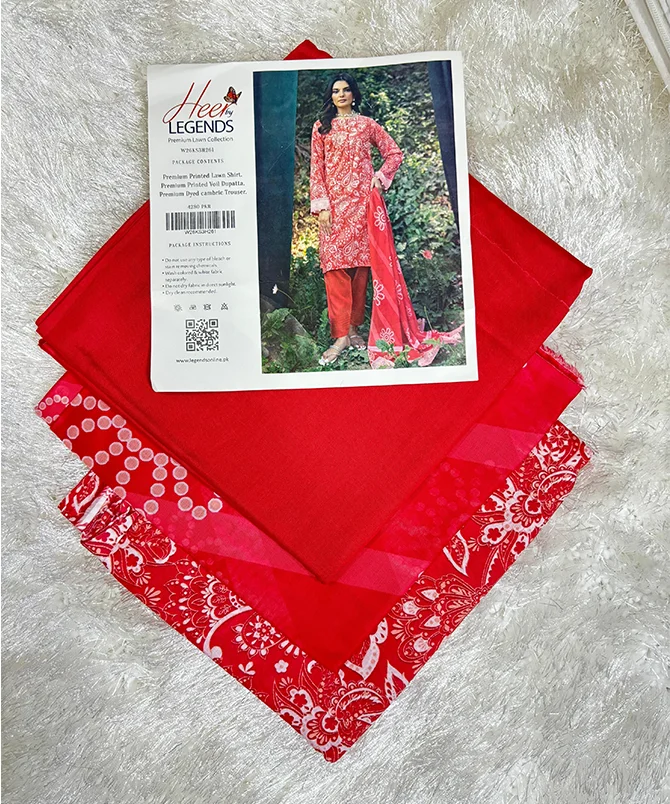 Unstitched 3 Piece Lawn