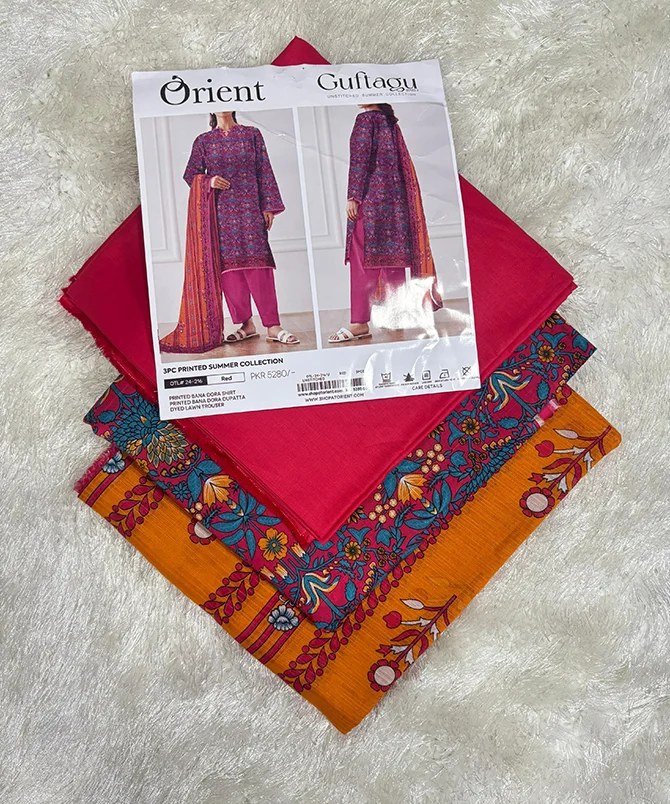 Unstitched 3 Piece Lawn