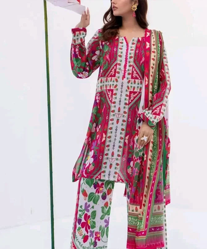 Unstitched 3pc Lawn